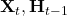 \mathbf X_t, \mathbf H_{t-1}